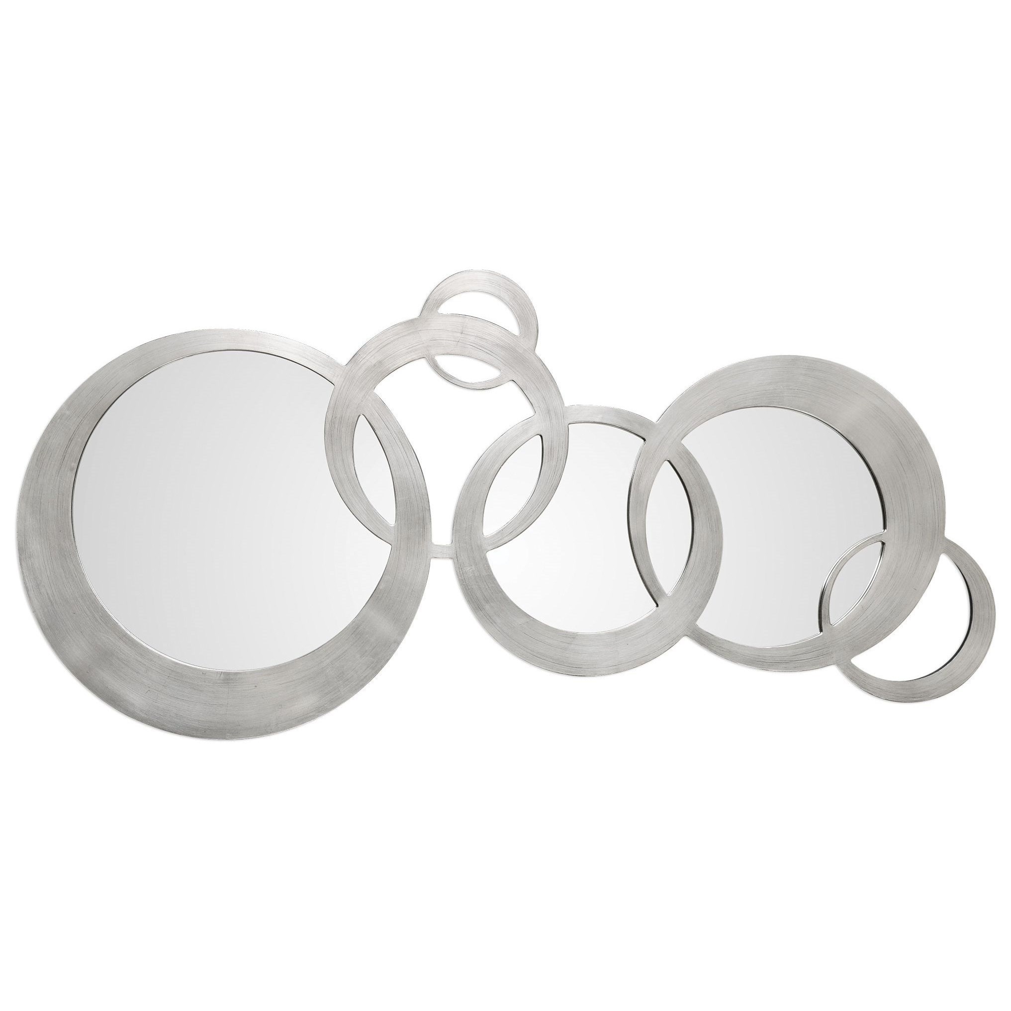 Uttermost Mirrors Round Odiana Silver Rings Modern Mirror